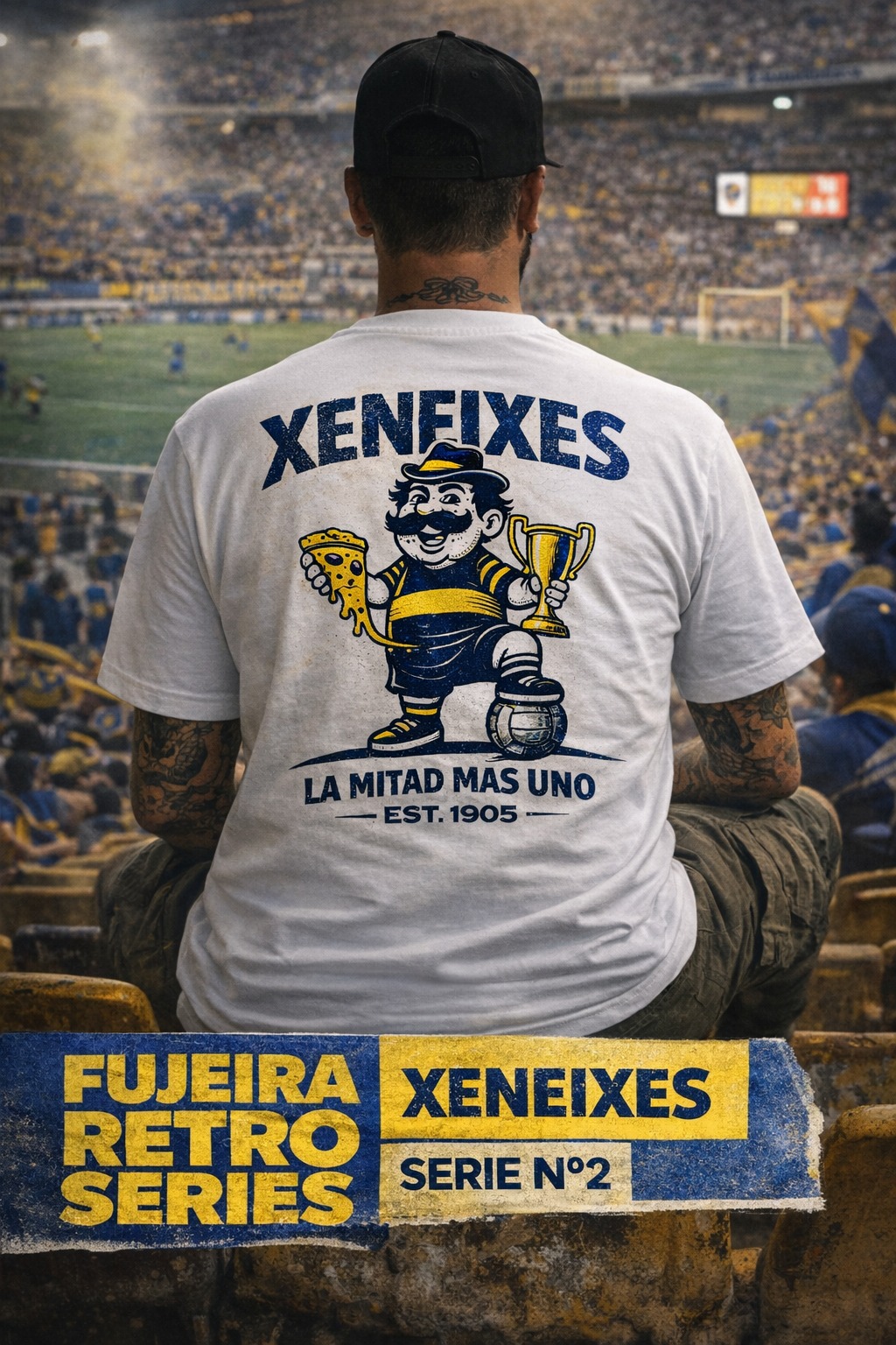 Remera Fujeira Retro Series Los Xeneixes